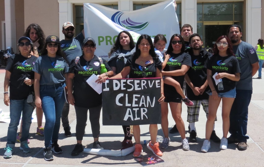 Community members rally for clean air