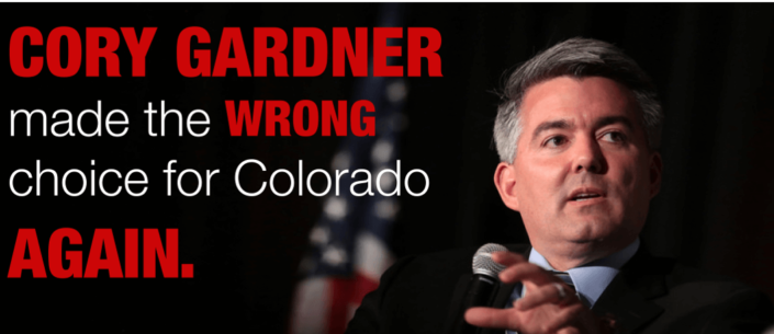 Cory Gardner made the wrong choice for Colorado again