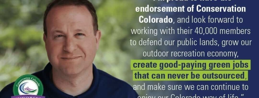 Conservation Colorado Jared Polis endorsement