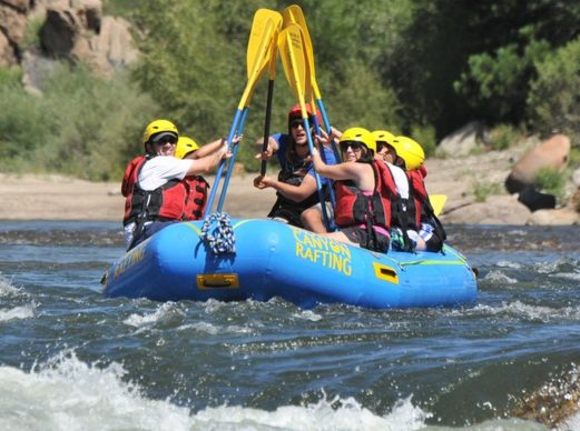 Rafters enjoying Colorado's rivers