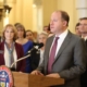 Governor Jared Polis announces a bill to prioritize public health, safety, and environment over oil and gas