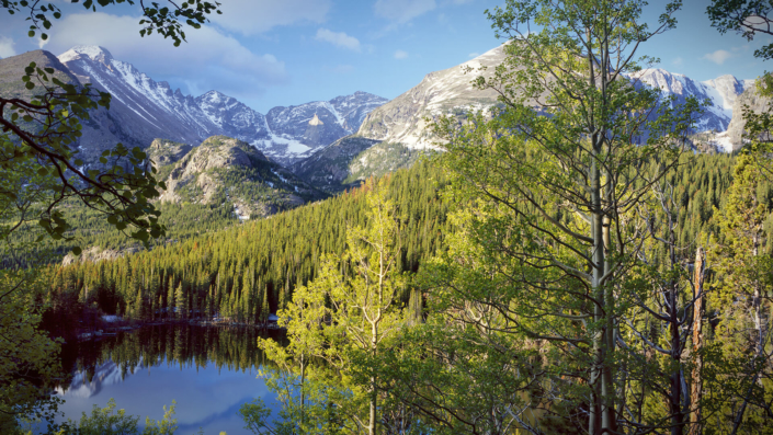 Beautiful mountain landscape.