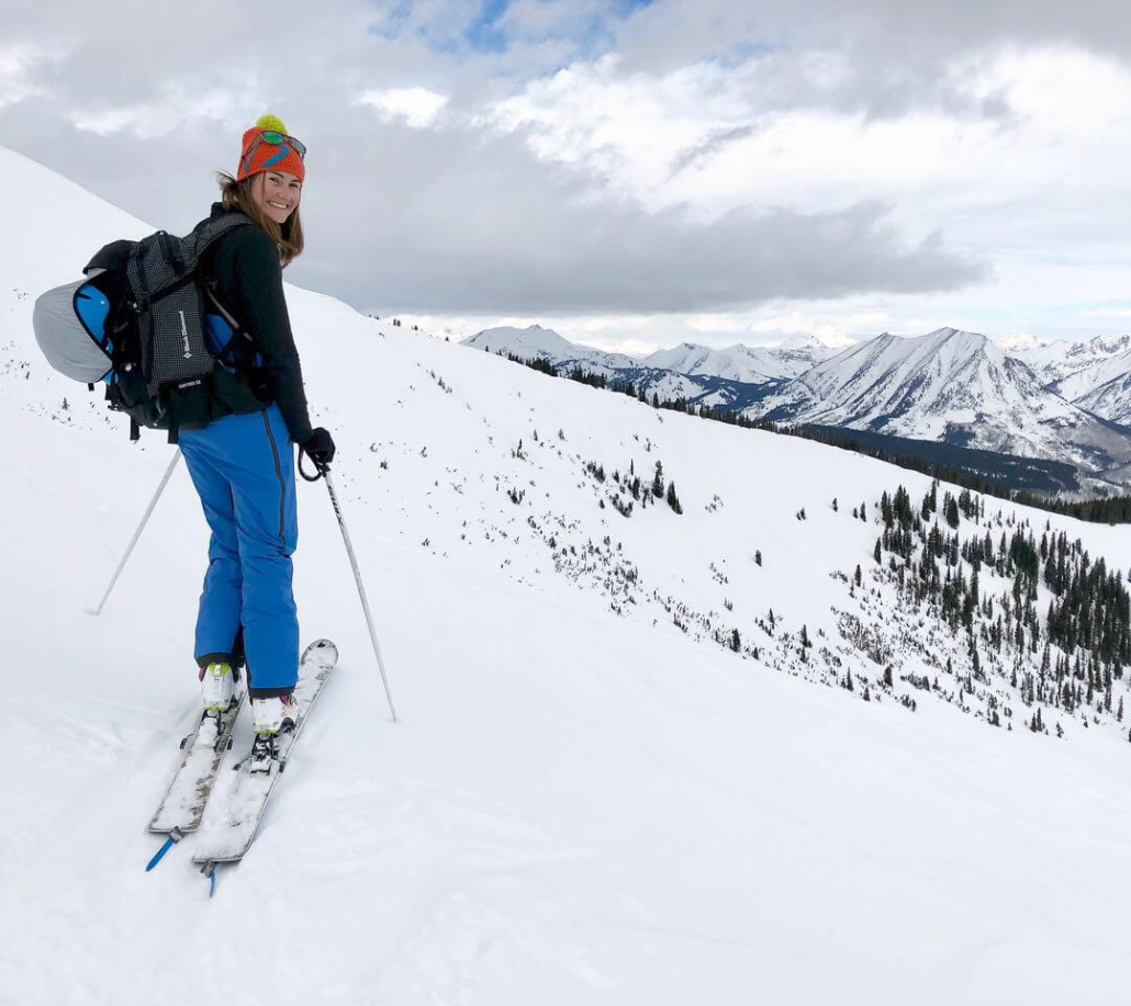 Skier on a Colorado slope