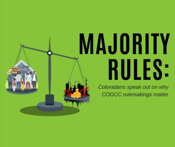 Majority Rules graphic: Communities over oil and gas profits