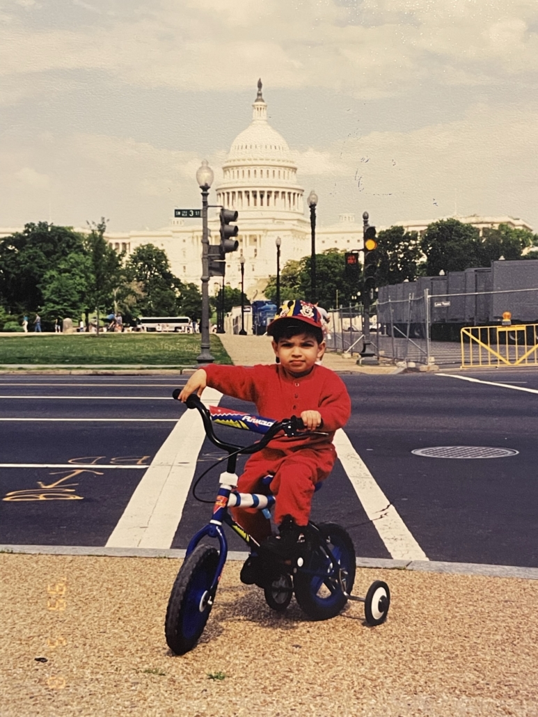 picture of boy on bike