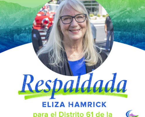 Eliza Hamrick | El Distrito 61 de la Camara de Representantes