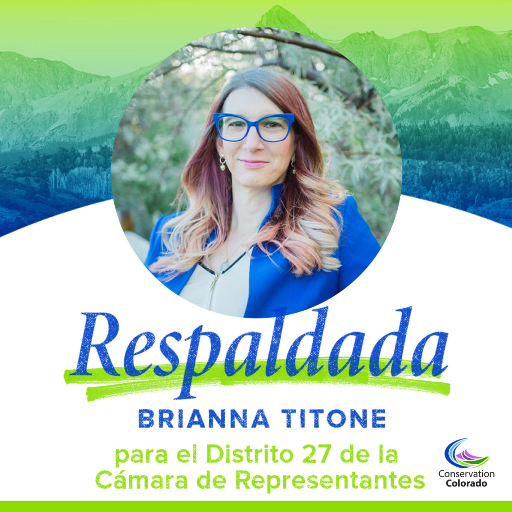 Brianna Titone | El Distrito 27 de la Camara de Representantes