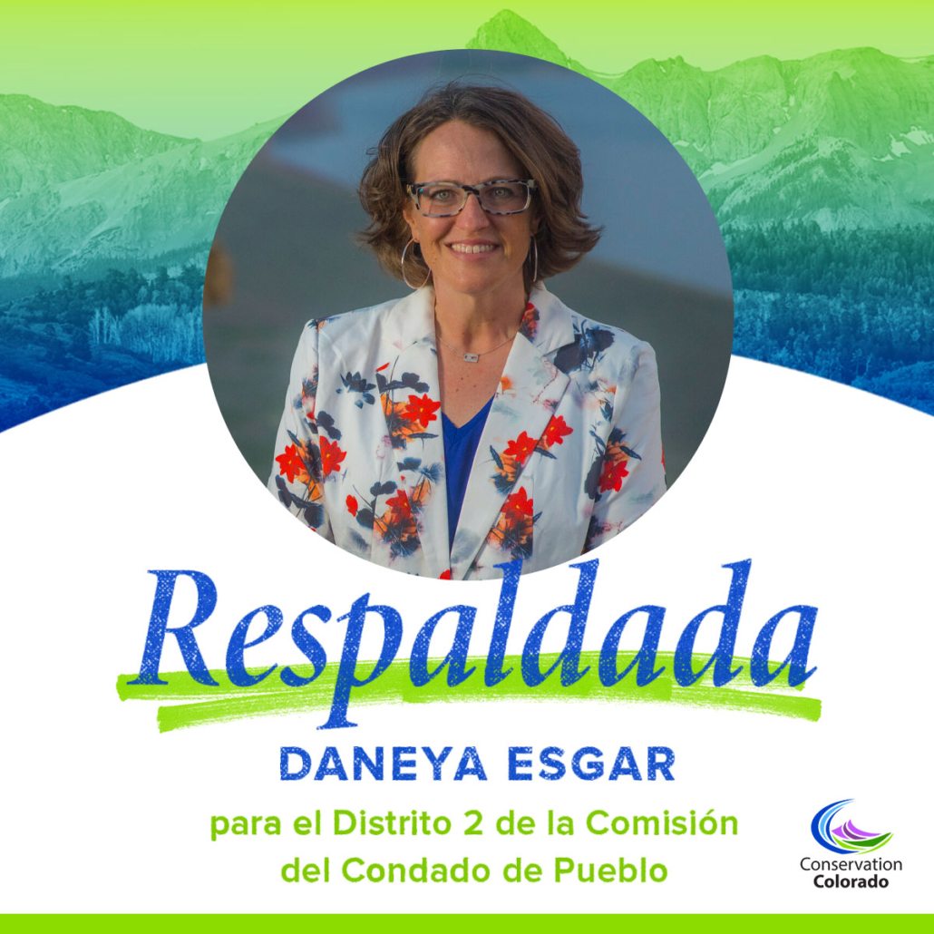 Daneya Esgar | Comisión del condado 02, Pueblo