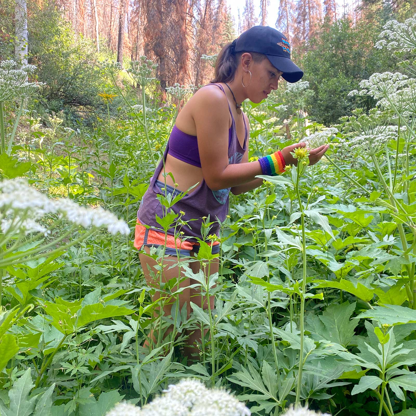 Photo of Latina woman in nature