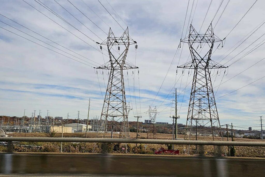 Photo of electrical lines